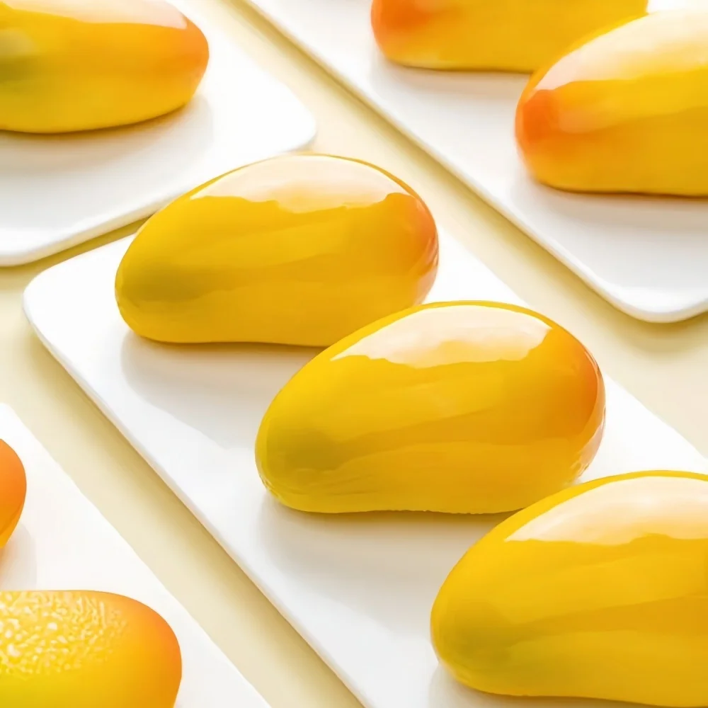 3D Mango-Design Silikon-Kuchenformen Party-Backwaren – Bild 6