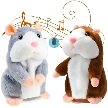 Lernen Sie, sprechende kleine Hamster-Tier-Plüsch-lustiges Spielzeug, sprechende Knick-Hamster-Puppe