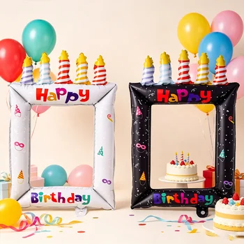 Prinzessinnen-Themen Ballon-Fotorahmen, Selfie-Fotografie-Hintergrund Requisiten-Ballons