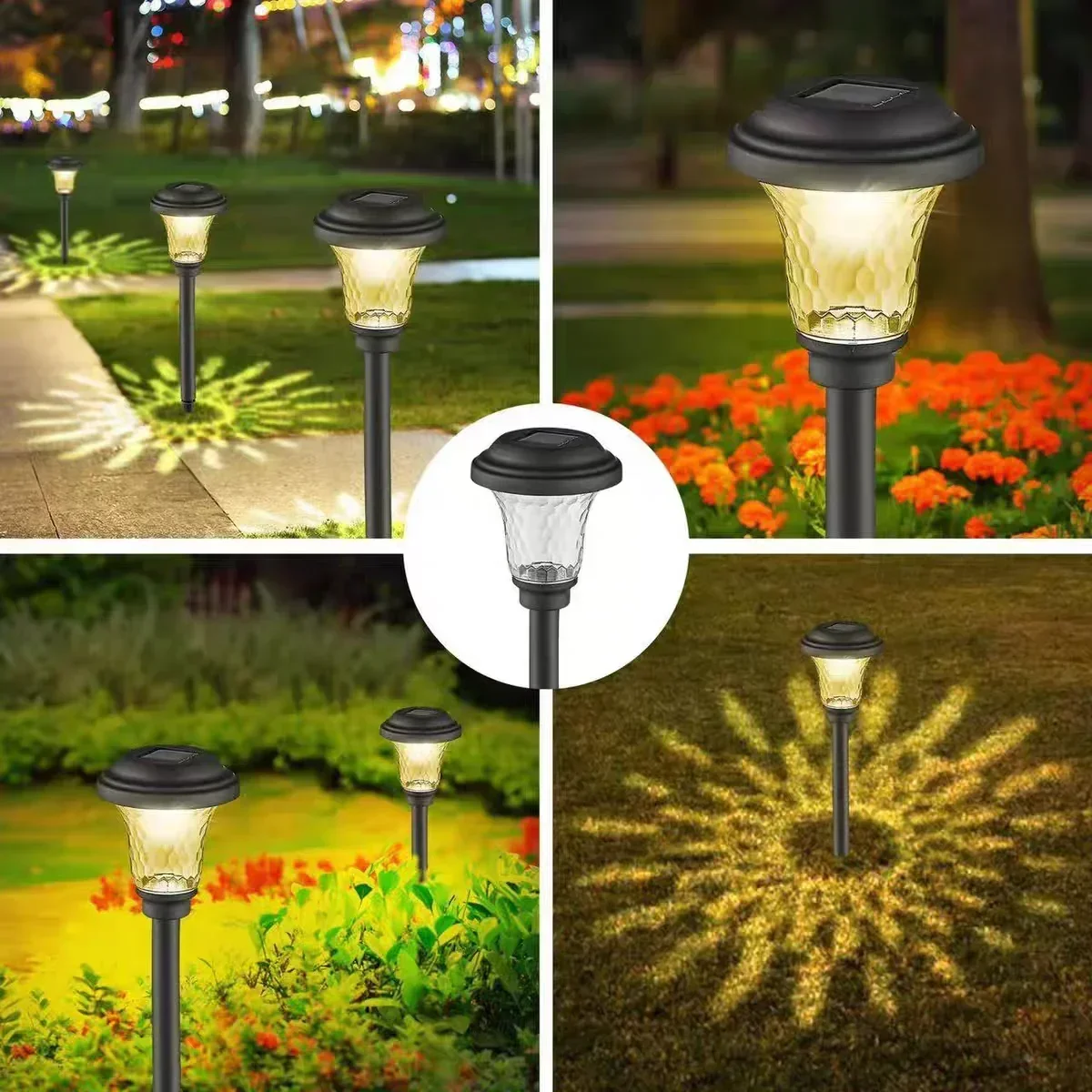 Solarleuchte im Freien, neue Gartenlampen, angetrieben – Bild 4