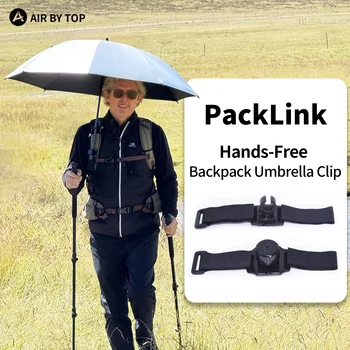 Rucksack-Regenschirm-Clip, Freisprecheinrichtung, leichtes Outdoor-Wandern, festes Regenschirm-Haltegerät