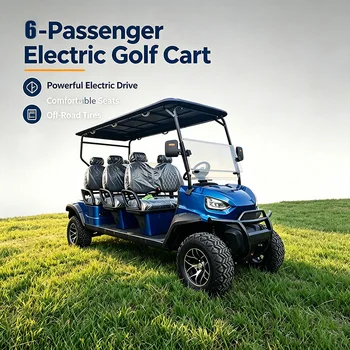 Anpassbarer, geräumiger 2-8-Sitzer Elektro-Familien-Golfwagen - Langstrecken-Sightseeing-Fahrzeug, ideal