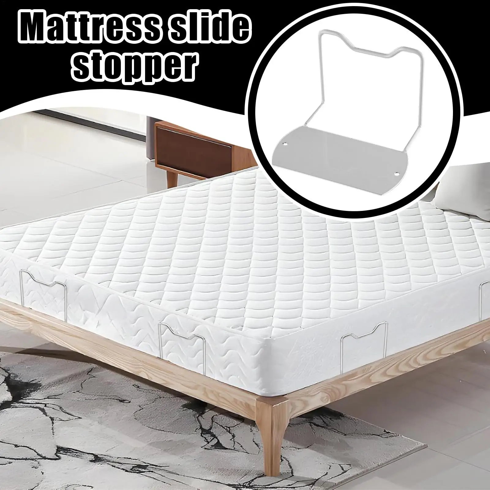 2 Stück Anti-Rutsch-Matratzenhalter – Bild 5