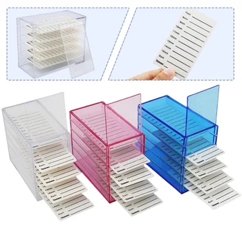 5-lagiger Acryl-Palette Wimpern-Organizer, Aufbewahrungsbox für Wimpernverlängerung, Präsentationsständer