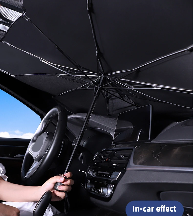Auto Sonnenschirm Regenschirm Auto Sonnenschutz Schutz – Bild 5