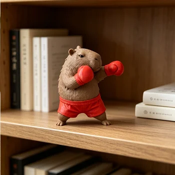Niedliche Capybara-Figur, Schreibtisch-Bürodekoration, Autodekoration, Kreatives Tiermodell, Sammlerfiguren