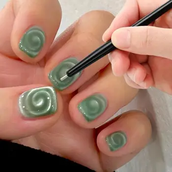 Vortex/Lollipop Katzenauge Nagel Magnet Stift Schaffen Wasser Welligkeit Wirbel Wirkung Magnetische Stick