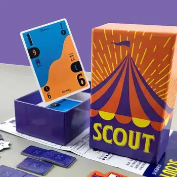 Scout-Kartenspiel, Circus Scout-Brettspiel, 2-5 Personen, Poker-Kartendeck für Party