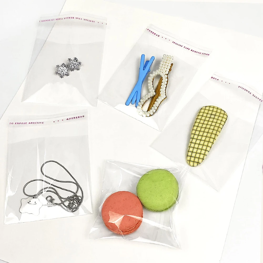 1000–100 Stück OPP selbstklebende durchsichtige Plastiktüten – Bild 6