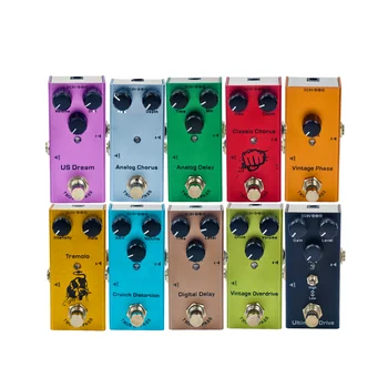 Gitarren-Stompbox Essential-Serie: Vintage Overdrive, US Dream, Classic Chorus, Tremolo, Analog/Digital Delay