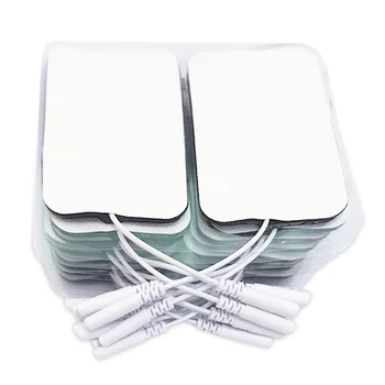 Muskelstimulator-Elektrodenpads aus Gel-Vliesstoff, selbstklebende Ersatzpads für TENS-Körpermassagegeräte