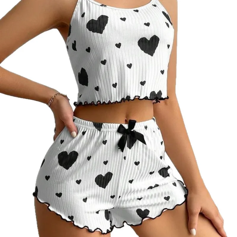 2-teiliges Damen-Pyjama-Set, sexy süße Kawaii-Pyjamas – Bild 6