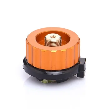 Outdoor Camping Wandern Herd Brenner Adapter Split Typ Ofen Konverter Stecker Auto-off Gas Patrone Tank