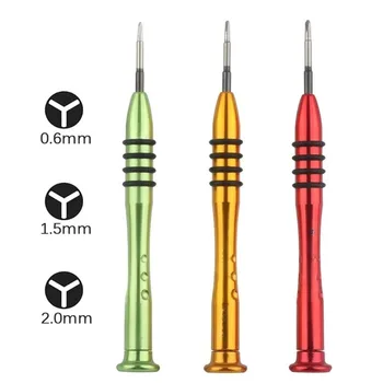 0,6 mm 1,5 mm 2,0 mm Y-Spitze Triwing-Schraubendreher für Nintendo Switch JoyCon für iPhone 7 8 Plus