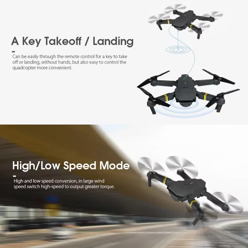 4K Eachine E58 Drohne WIFI FPV mit Weitwinkelkamera – Bild 5