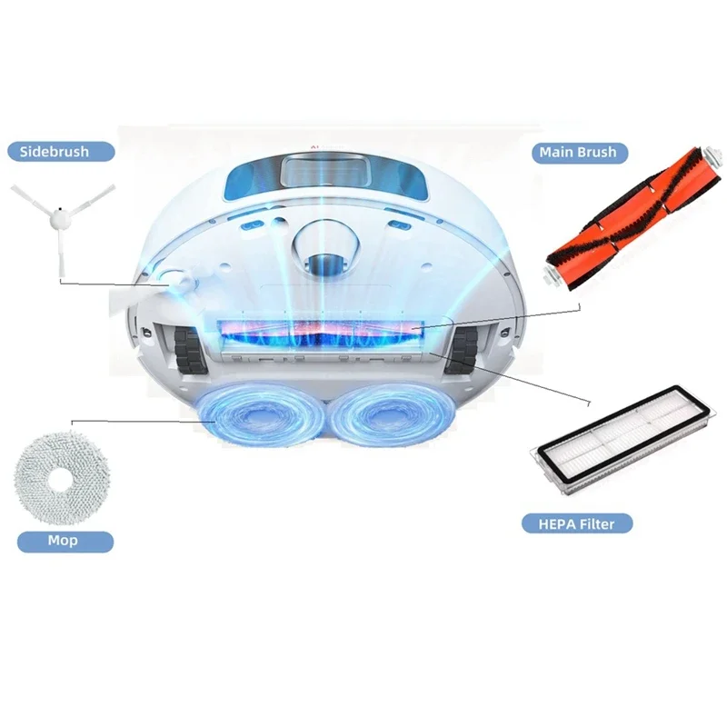 Für Xiaomi Roboterstaubsauger X20 Plus Ersatzteile – Bild 2