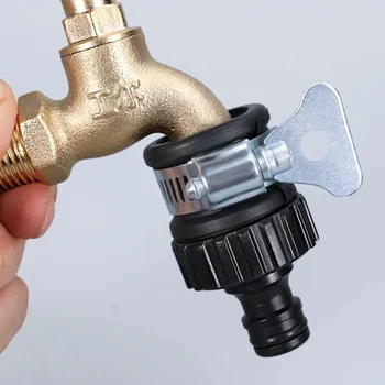 Langlebige Universal Wasserhahn Adapter Kunststoff Schlauch Fitting Quick Connect Fitting Wasserhahn (2 Stück)