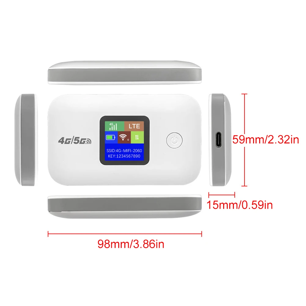 4G Mobiler WLAN-Router 150 Mbit/s 4G LTE Wireless Router – Bild 5