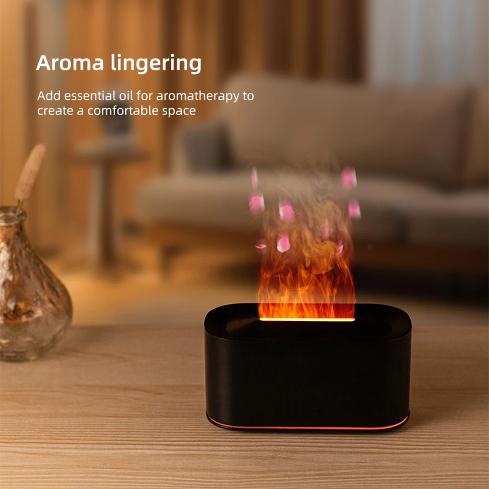 Aromatherapie-Diffusor mit Flammeneffekt, Diffusor für – Bild 5