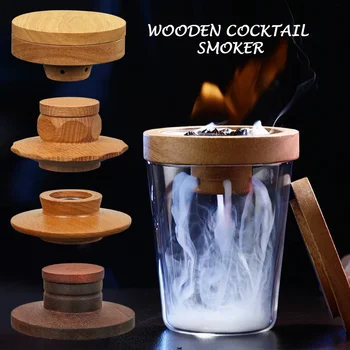 Professionelles Whiskey-Cocktail-Geräuchertes Kit, altmodischer Kamin-Getränker mit Holzspäne, Bar