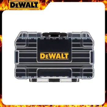 DEWALT TSTAK Robustes Gehäuse, schwarz, mittel, stapelbar, abnehmbar, staubdicht, Zubehör, 148 x 85 x 40 mm