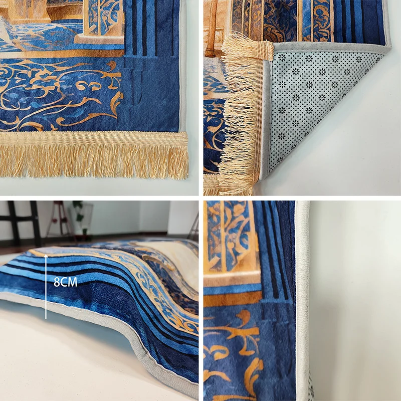 Gebetsteppich, Wohnzimmer-Gebetsmatte, 70 x 110 cm – Bild 6