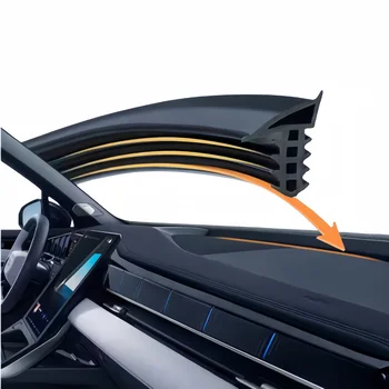 1,6 M Auto Dashboard Dichtung Streifen Lärm Schalldämmung Gummi Streifen Frontscheibe Lücke Streifen Universal