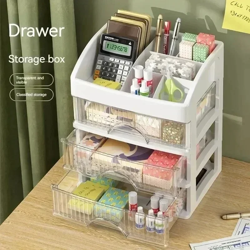 Mehrschichtiger Schubladen-Make-up-Organizer, Transparente – Bild 3