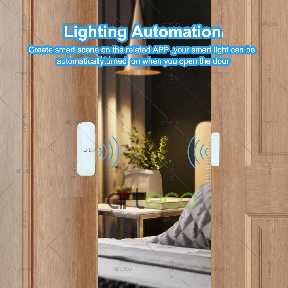 Zigbee Tür Fenster Sensor Smart Home Sicherheit Alarm – Bild 6