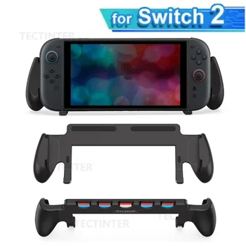 Handgriffhülle für Nintendo Switch 2, mit Ständerhalter, rutschfeste Schutzhülle mit 5 Spielkartensteckplätzen