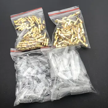 3,9mm Bullet Connectors Kit Messing Bullet Männlich & Weiblich Draht Terminals Stecker (200 Stück)