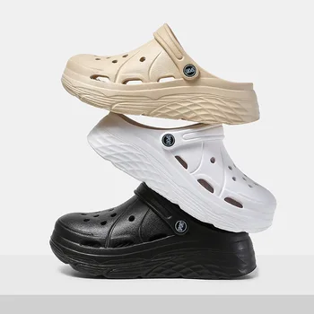 Frauen Clogs Neue Ankunft Dicke Plattform Sandalen Bequeme Mode Hausschuhe Sommer Strand Rutschen