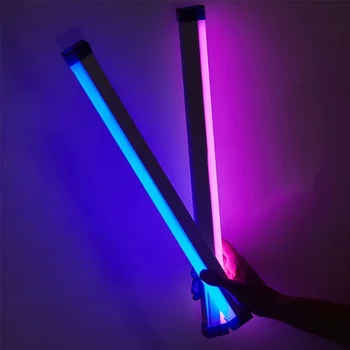 Buntes Röhrenlicht, RGB-Licht, 17 cm/32 cm, USB-Licht, Nachtlicht, lila, blaues Licht, Stab, Raumlampe
