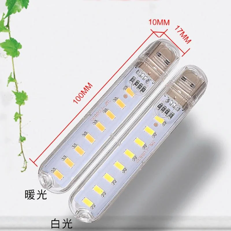 Mini USB LED Lampe 5 V mit 8 LEDs, für Camping, Laptop und – Bild 4