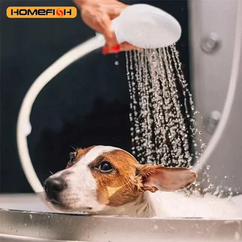 Multifunktionaler Duschkopf mit Filter und Schlauch für Waschbecken, Dusche, Haustierbad und Reinigungszubehör