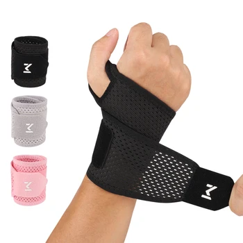 Einstellbare Handgelenk Strap Sport Handgelenk Unterstützung Klammer Schwarz Gewichtheben Armband Für Männer