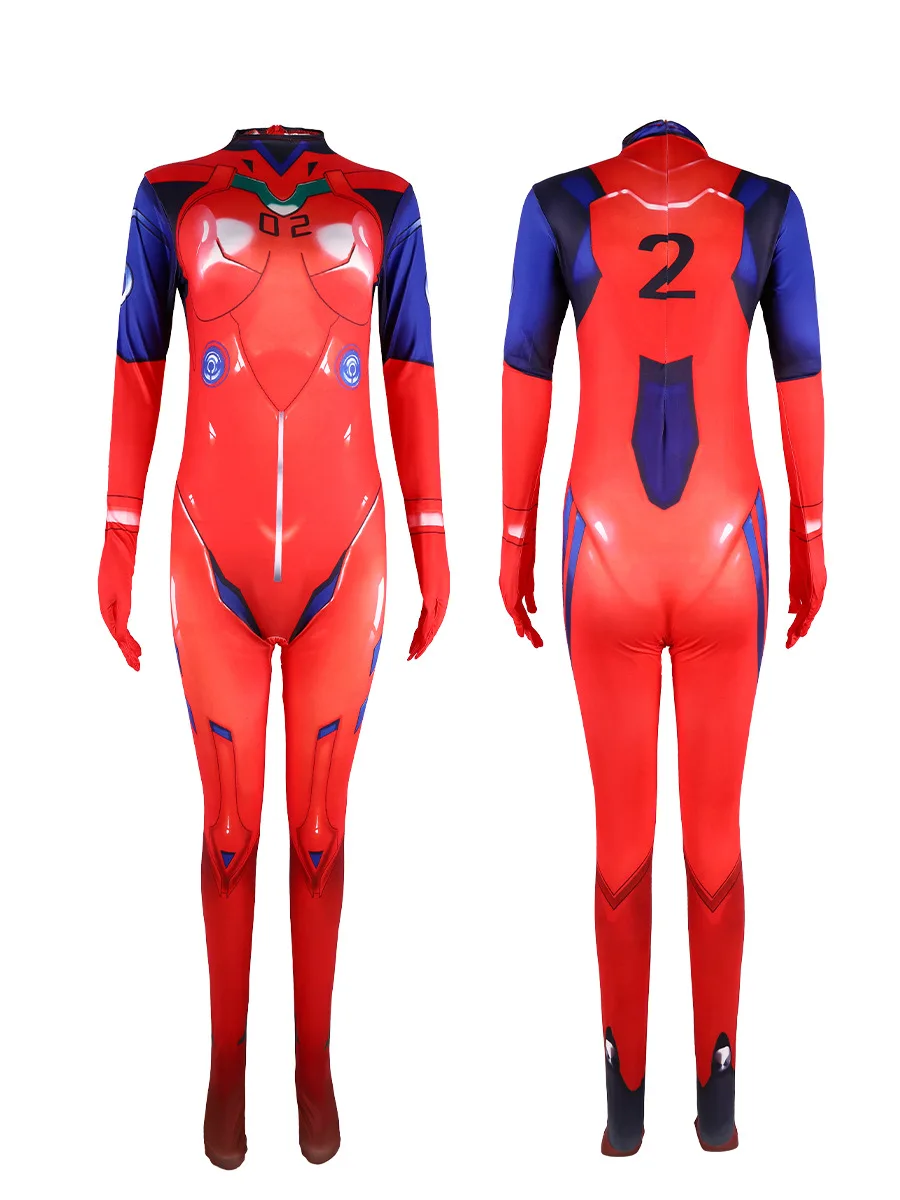 Asuka Langley Soryu Ayanami Rei Zero Two Dva Disfraz de – Bild 3