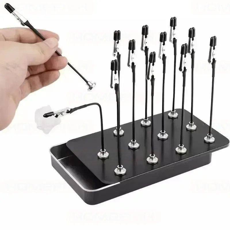 Modell Malerei Ständer Basis Halter 12PCS Alligator Clip – Bild 2