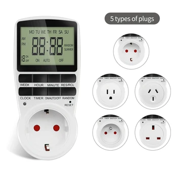 Elektronische Digitale Zeitschaltuhr Steckdose Küche Timer Steckdose Programmierbare Timing Steckdose