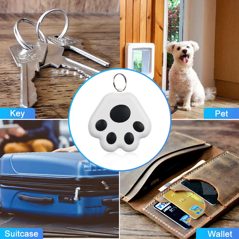 Smart Mini GPS Tracker Schlüssel Kinder Tasche Finder Hund – Bild 3