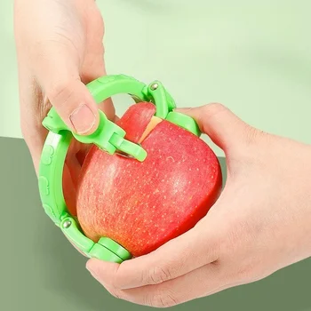 Obst- und Gemüsewerkzeuge, tragbarer rotierender Schäler für Apfel, Birne, Küchenhelfer, Obstspiralschäler
