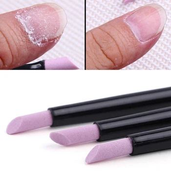 Nägel Kunst Quarz Schleifen Stift Nagel Häutchen schere Dead Skin Remover UV Gel Polnischen Maniküre stick