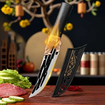 Mehrzweck-Küchenmesser für Fleisch, Grillen, Kochmesser, Angeln, Ausbeinmesser, Edelstahl, Metzgermesser