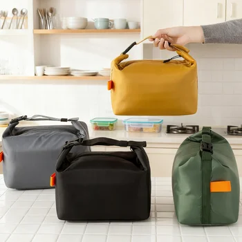 Lunchtasche, isolierte Lunchbox, kleine auslaufsichere Kühlbox, Lebensmittel-Lunchbehälter, wiederverwendbare