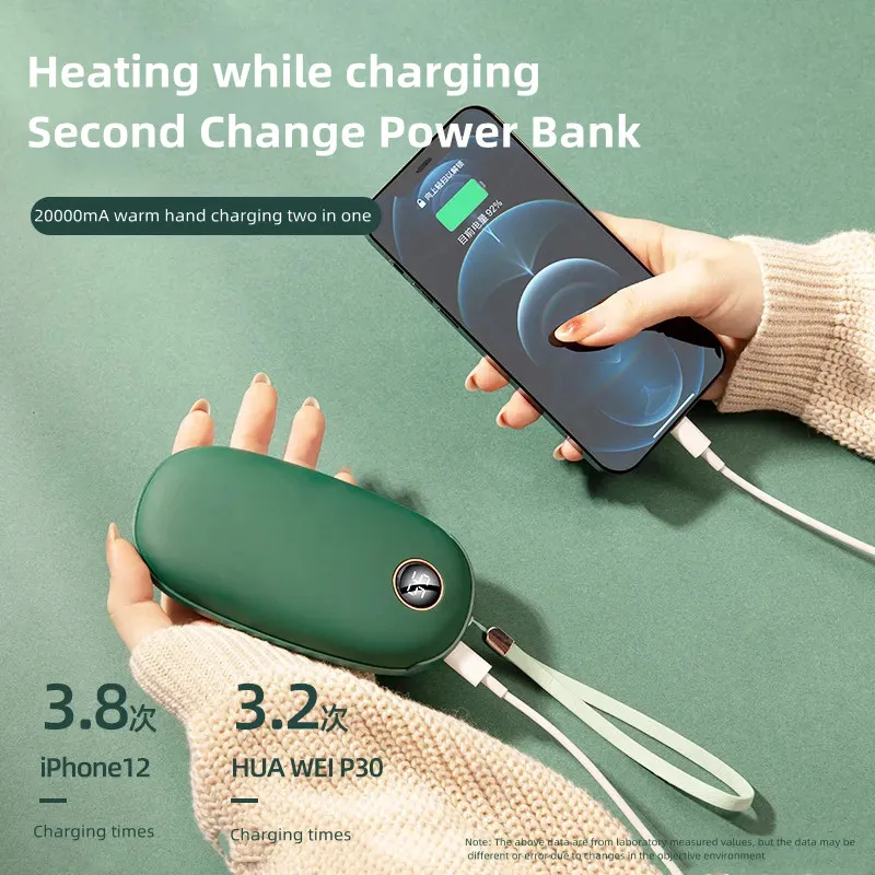 10000 mAh USB wiederaufladbare Winter tragbare Handwärmer