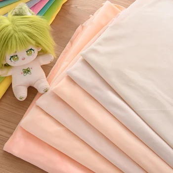 50x50cm 1mm Puppen haut Stoff Fabrik spezielle Hautfarbe Stoff Kristall super weich kurze Plüsch Stoff DIY