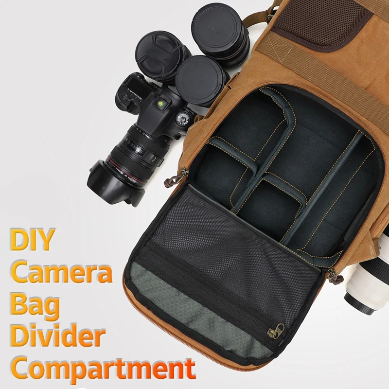DIY Rucksack Kamera Teiler Separatoren Tragbare Kamera Tasche – Bild 2