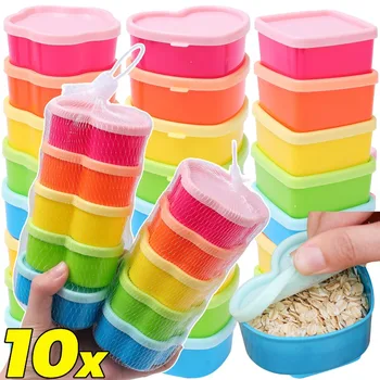 5-10x Mini Gewürz Sauce Boxen Tragbare Tomaten Ketchup Flasche Salat Dressing Container Topf Für Picknick