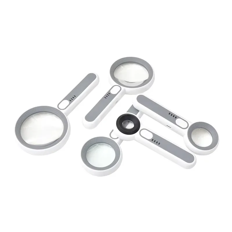 Handlupe, wiederaufladbar, 12-fache Lupe mit LED-Licht, 3 – Bild 5