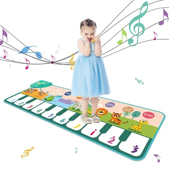 Coolplay Musikalische Klaviermatte für Kinder, Kleinkinder, Bodentastatur, Tanzmatte mit 8 Tiergeräuschen